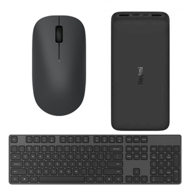 Pack Xiaomi Keyboard And Mouse + 20000mAH Power Bank - Xiaomi Tunisie